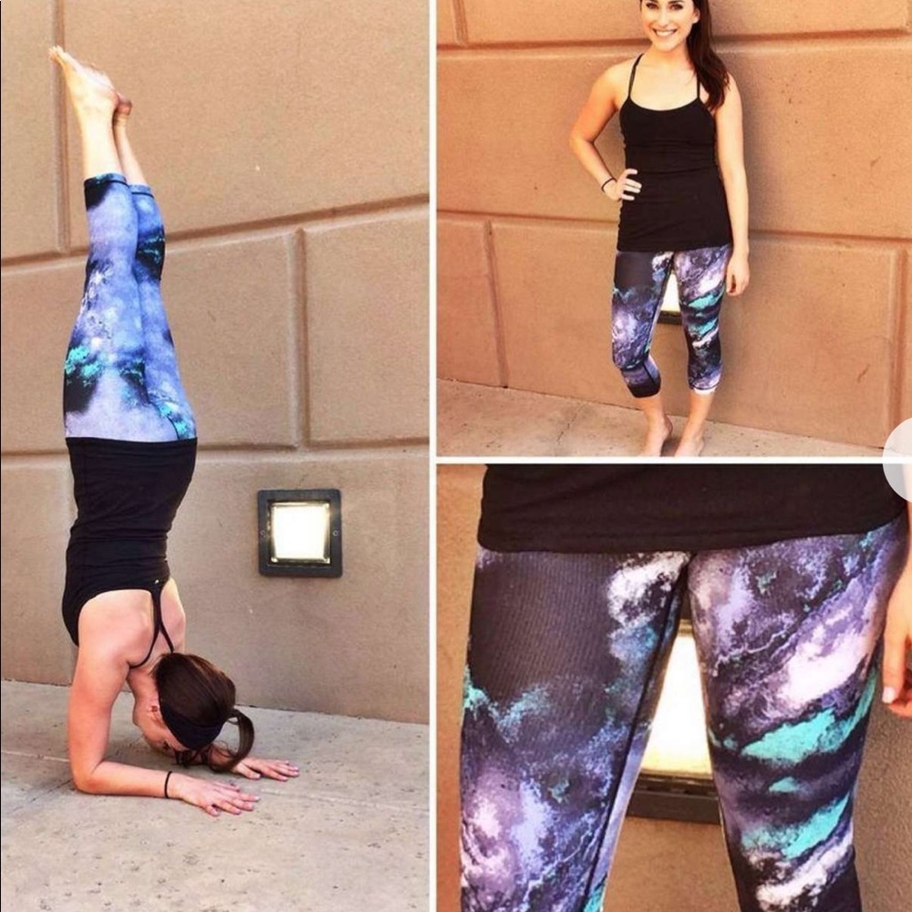 Lululemon Milky Way Wunder Under crops